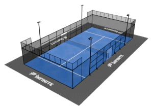 Terrain de padel Infinite padel Panoramique