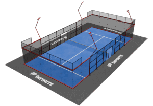 Terrain de padel Infinite padel Super Panoramique